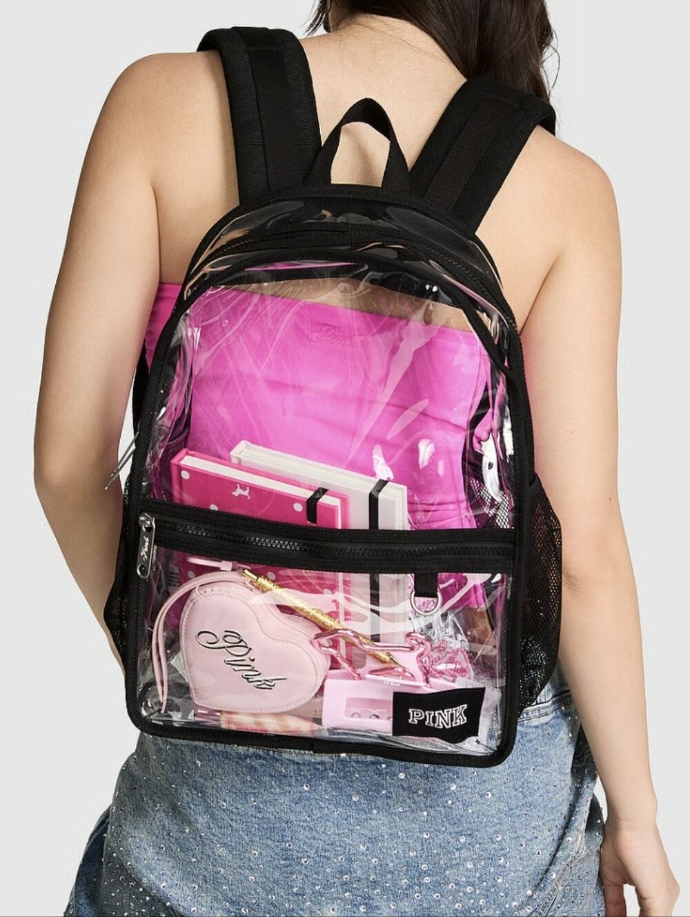 VS PINK Clear Backpack NWT